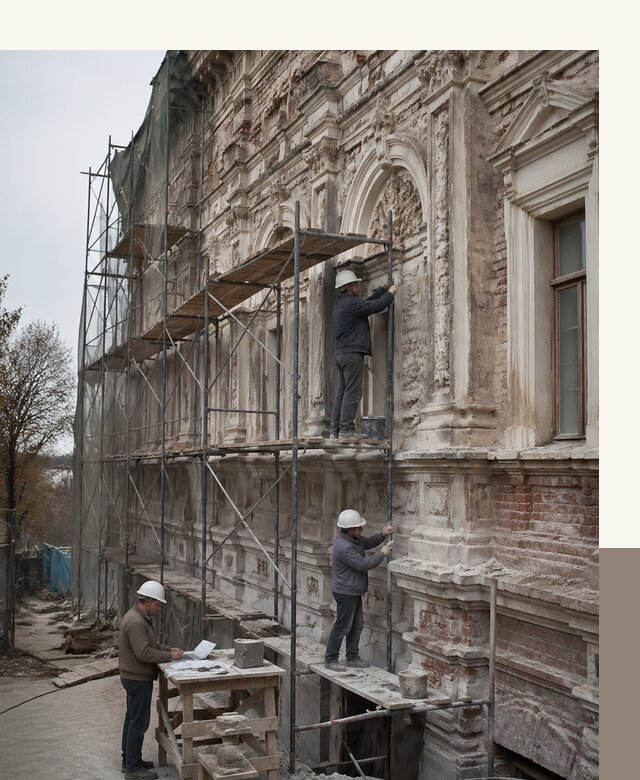 Реставрация объектов культурного наследия под ключ в Кинели