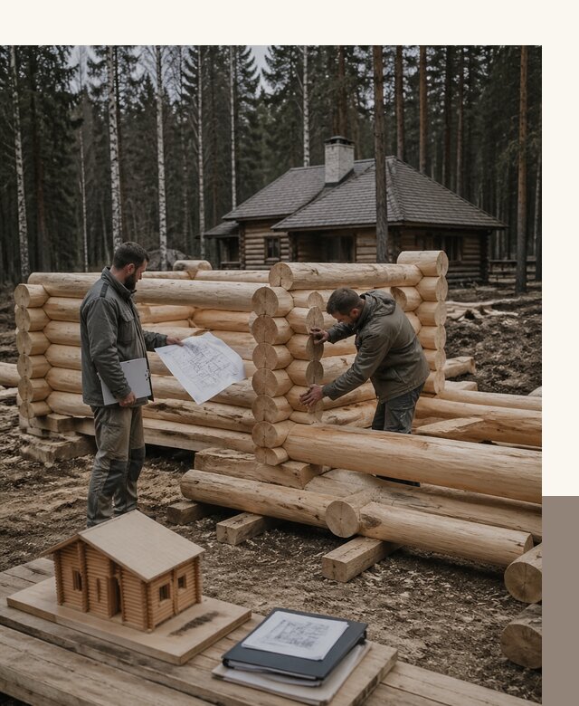 Проектирование и строительство домов из бревна в Кинели